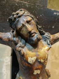 Antique Crucifix Antique detallado Crucifijo Unloading this Antique  Detallado Crucifijo Image. All made of WOOD. Original parts and pieces  including the wooden Calvario base. Measurement as follow:cross- 19.5 ×  11.5 inches, corpuz-9.5