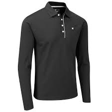 Stuburt Golf 2018 Mens Long Sleeve Urban Top Golf Polo Shirt