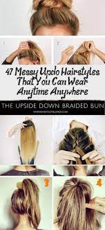 Awesome Messy Updo Hairstyle Tutorial For Thin Hair Thinhairhairdo Finehairhairstyles Easyhairstyles Messyupdo Messy Hair Updo Easy Hair Updos Hair Updos