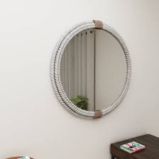 We did not find results for: Round Shape Hanging Wall Mirror With Rope Frame Mohh