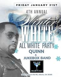 This Friday!!!!!!!!! ❄️TICKETS ON SALE NOW for the 4th Annual WINTER WHITE  ALL WHITE PARTY at BLUE MARTINI. Friday Jan 31st * TICKET LINK:  https://WINTERWHITEatBLUE.eventbrite.com * Grab your coolest All White  Winter