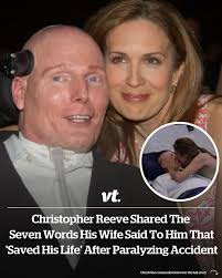 The Superman actor was left his paralyzed after a horse riding accident in  1995.