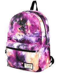 Back To School Backpacks For Girls Galaxy Backpack Cute Unique Kids Backpacks Girl Backpacks Galaxy Backpack Purple Backpack