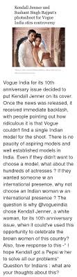 Kendall jenner leaned on the actor as she posed for the camera. Kendall Jenner And Sushant Singh Rajput S Photoshoot For Vogue India Stirs Controversy There Are Tons Of Actual Indian Models To Choose From Yet You Chose A Kardashianjenner Vogue India For Its 10th