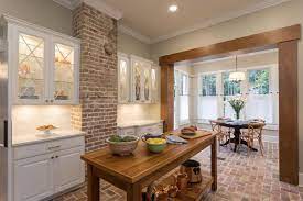 Check spelling or type a new query. Neutral French Country Kitchen With Brown Brick Floor Hgtv