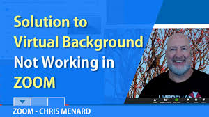 If you do not have the virtual background tab and you have enabled it on the web portal, sign out of the zoom desktop client and sign in again.; Troubleshooting Zoom Virtual Background Not Working Chris Menard Training