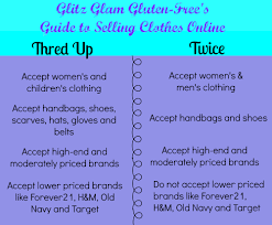 Brands Thred Up Accepts Glitz Glam Gluten Free