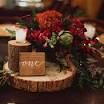 Christmas table wedding centerpieces from www.theknot.com