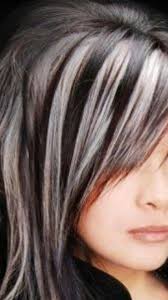 Great Way To Hide The Grey Hairs Put Silver Grey Highlights In Hair Instead Gray Hair Highlights Grey Hair Color Hair Highlights