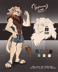 FRAPUCCINO LION - FURRY ADOPTABLE - YCH.Commishes