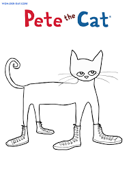 Free cat coloring page to download : Pete The Cat Coloring Pages Free Coloring Pages Wonder Day Coloring Pages For Children And Adults