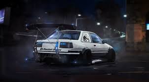 Tons of awesome toyota ae86 wallpapers to download for free. Toyota Ae86 Scary Digital Art 4k Hd Cars 4k Wallpapers Images Backgrounds Photos And Pictures