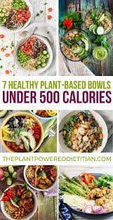 Top 7 Healthy Plant Based Bowls For 500 Calories Sharon Palmer The Plant Powered Dietitian Plant Based Recipes Easy Healthy Plant Based Recipes Healthy Bowls Recipes