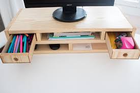 Short faq about diy bed risers. 15 Diy Monitor Riser Desk Organizer A Butterfly House
