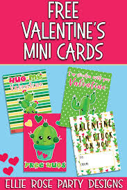 Creator of personalized online with your photo cards and valentine love. Free Cactus Valentine Cards For Kids Ellierosepartydesigns Com
