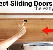Easy sliding doors for a cabinet - YouTube