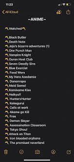 My Anime Watched List In Order Of What Ive Watched So Far Please Give Me Recommendations I M Running Out Of A Good Anime To Watch Anime Watch Netflix Anime