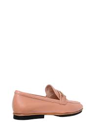 Jp Tods Vs Tods Tods 10mm Double T Leather Loafers Nude