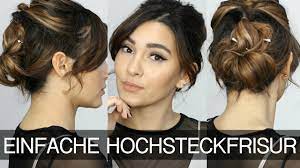 Hier haben wir eine styling idee für schulterlange haare dargestellt, die sie auch selber nachstylen können. Einfache Hochsteckfrisur Fur Mittellanges Haar Madametamtam Youtube