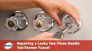 Maybe you would like to learn more about one of these? Repairing A Leaky Two Three Handle Tub Shower Faucet Youtube