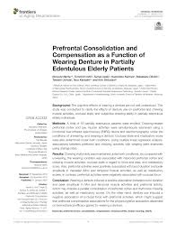 Of the ridge changes during healing; Pdf Prefrontal Consolidation And Compensation As A Function Of Wearing Denture In Partially Edentulous Elderly Patients