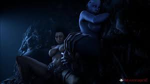 Alien 3d Facehugger close up