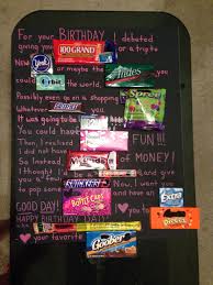 Cheap Birthday Presents For Friends Candy Bar Poster Ideas With Clever Sayings Hative Candy Bar Poster Birthday Presents For Mom Candy Poster