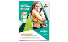 fitness flyer template fitness trainer flyer template design ...