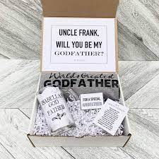 Buy godfather gifts and get the best deals at the lowest prices on ebay! Amazon Com Godfather Box Personalized Godfather Gift Will You Be My Godfather Box Handmade