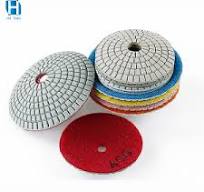 100mm 4Inch Diamond Polishing Pads For Concave Marble Quartz ...