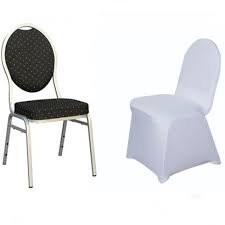 160gsm white stretch spandex banquet chair cover with foot pockets in 2021 banquet chair covers chair covers dining chair covers