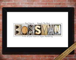 Finding a gift for you boss can be, well, a challenge. Coworker Appreciation Gifts For Boss Woman Gifts Office Gift Ideas Of Letter Art Gifts