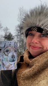I’m sipping coffee from one of my limited edition holiday mugs: Polar Bear.  If you would like one, please go to www.earthtongue.studio/seasonal,  Inspired by the breathtaking Arctic, she is carved by ...