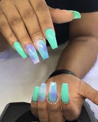 For a relatively small coffin nails, you can opt for a floral touch. Cute Coffin Nails For Black Girls Nail And Manicure Trends