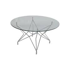 Mango steam metro round glass coffee table 9. Modern Star 90 Chrome Round Glass Coffee Table Rge