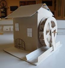 Resultat De Recherche D Images Pour Modele De Moulin En Carton Maison De Noel Deco Noel