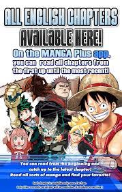 MANGA Plus|ALL ENGLISH CHAPTERS AVAILABLE HERE!