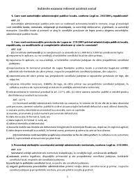 La ora de biologie doamna profesoară propune un experiment având ca subiect o broască. Subiecte Referent Asistent Scial