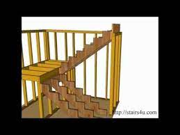 How To Build And Frame Stairs Landings U Shaped Stairs U Shaped Stairs Staircase Landing Stair Landing