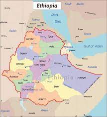 Kaart landen hoorn van afrika: Ethiopie Steden Kaart Ethiopie Kaart Met Steden In Oost Afrika Afrika