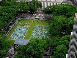 It is the most valuable inheritance of the present. Bryant Park S Giant Yoga Classes Return After 2 Years Midtown Ny Patch