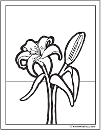Fun lily coloring pages help you celebrate the seasons. 12 Lily Coloring Pages Fun Interactive Notebook Pdf Printables