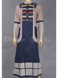 Dress Muslimah Katun Amelia Nailah Wanita Lengan Muslim