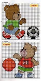 As letras em ponto cruz são muito utilizadas para bordar nomes e brasões em peças como: 80 Graficos Faceis De Bordados Ponto Cruz Para Bebes Blog Da Mari Calegari
