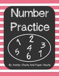 no prep number practice 1 30 printable