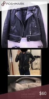 Zara Leather Jacket Amazing Condition Zara Leather Jacket Zara Leather Leather Jacket