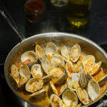 See all conjugations of clam. Steamed Littleneck Clams Spanish Style Monahan S Seafood Market Fresh Whole Fish Fillets Shellfish Recipes Catering Lunch Counter Ann Arbor Michigan