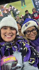 It was cold as…hella cold but it was amazing let's go @ravens. I love my  girl @sippin.suz