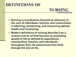 Definitions Of Nursing And What Is Nursing Ppt Video Online Download