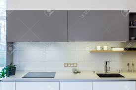 Feb 21, 2017 · 18 stylish homes with modern interior design. Modern Home Interior Modern Kitchen Design In Light Interior There Is Also A Kitchen Island In The Room Kitchen And Living Room Combined European Furniture Design Technologies Front View Stock Photo Picture